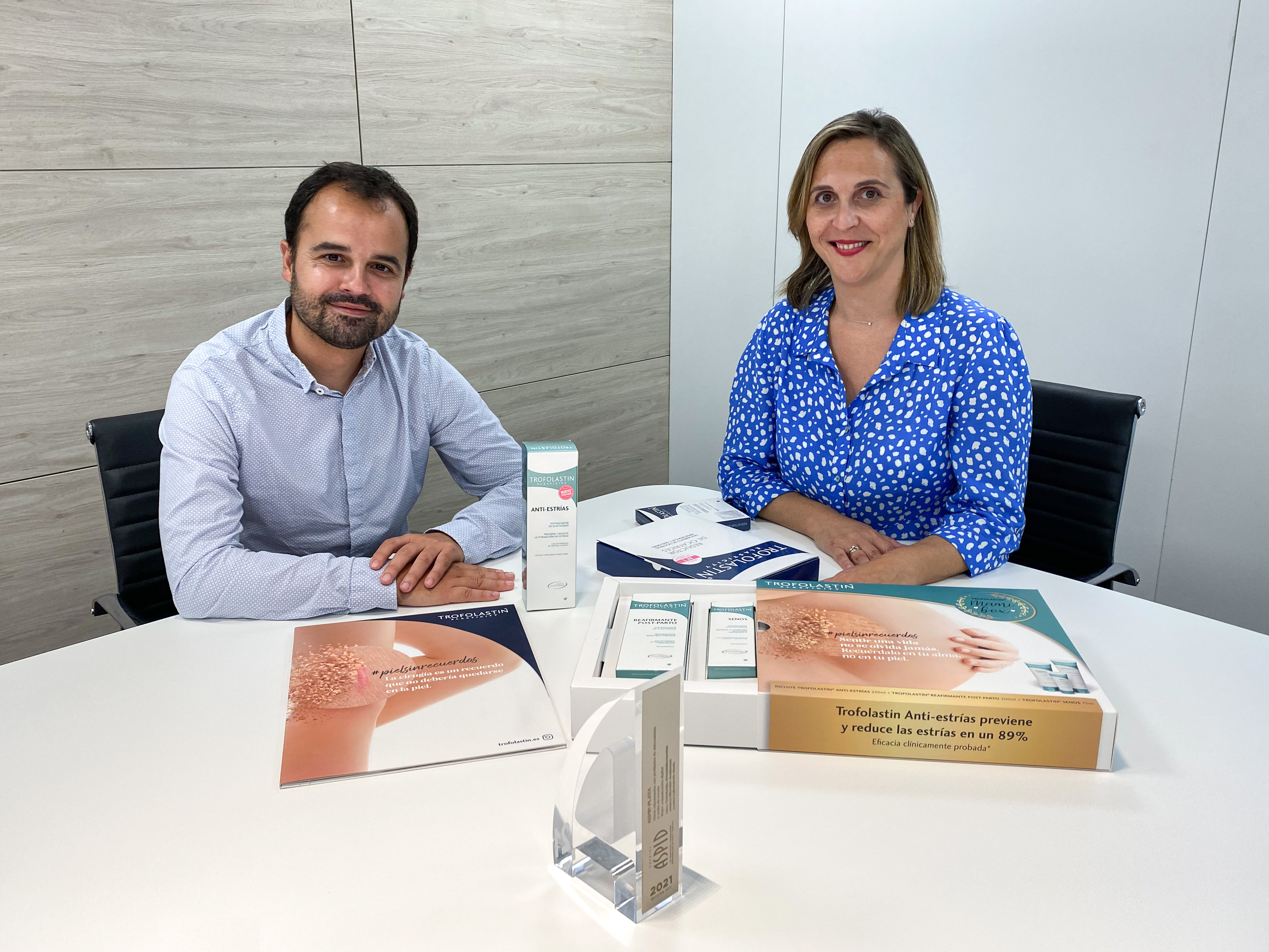 Trofolastín galardonada en los Premios Aspid 2021 de comunicación y publicidad de salud por la campaña “Piel sin recuerdos”